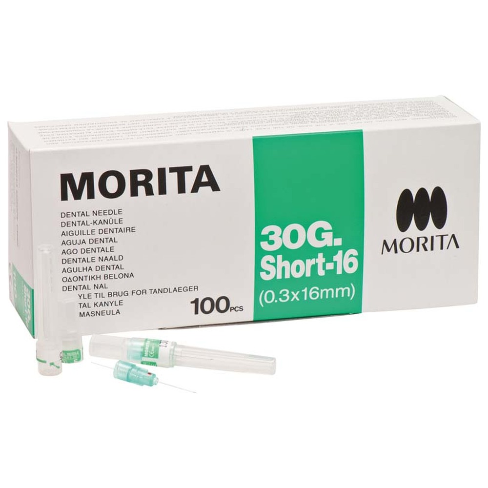 MORITA Kanülen - Packung 100 Stück 30 GS-16, 0,3 x 16 mm