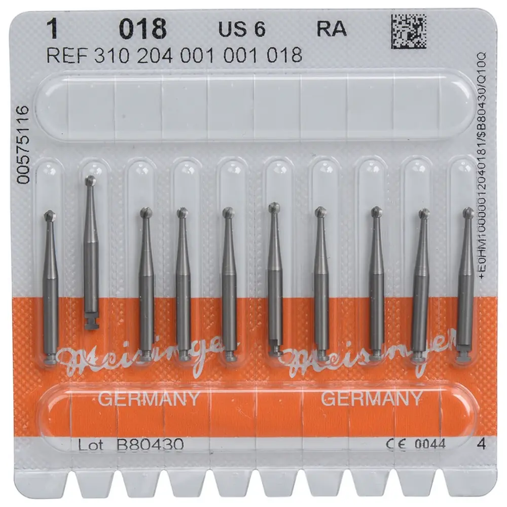 Hager & Meisinger Stahlbohrer 1 - Packung 10 Stück RA, Figur 001, ISO 018