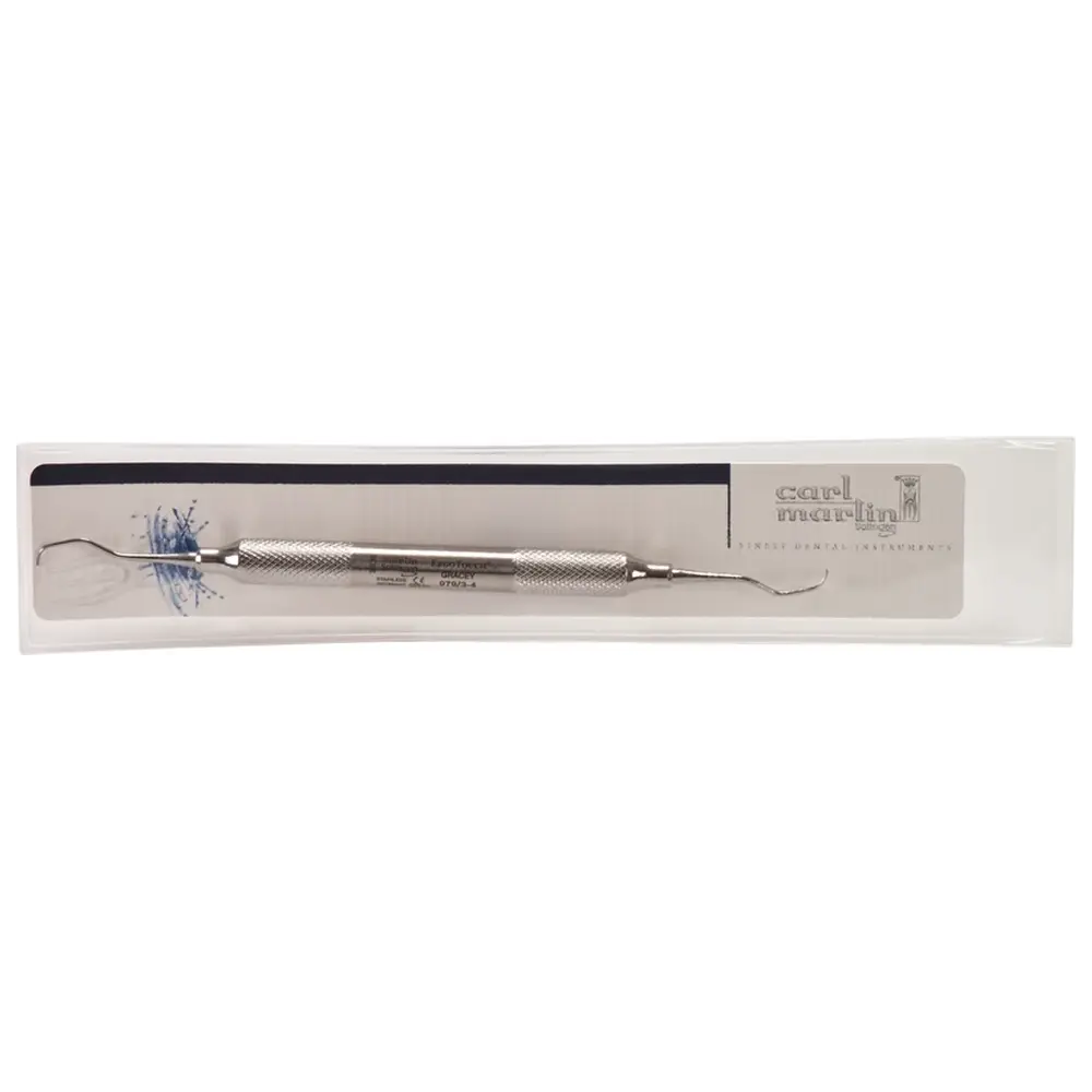 Carl Martin ErgoTouch Gracey-Küretten - Stück Figur 3-4, ErgoTouch Griff, OK + UK mittlere Abwinkelung