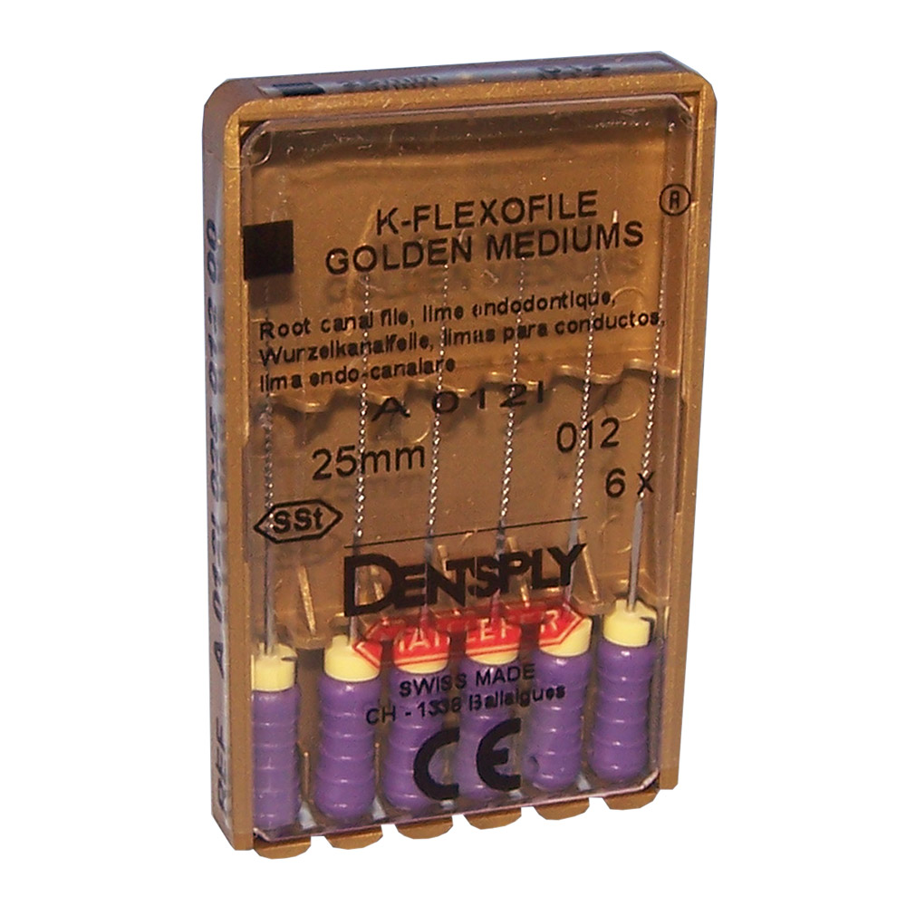K-Flexofile gold med. 12-37 21mm 6St