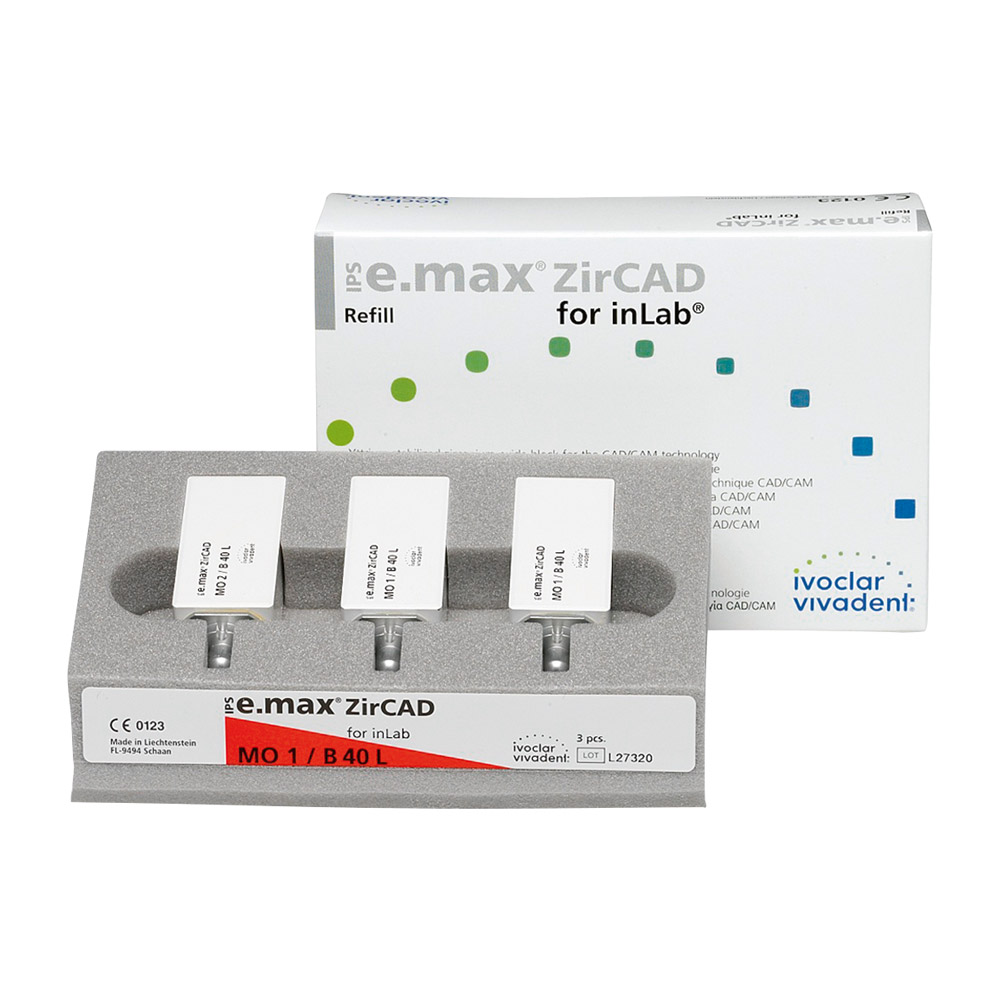 IPS e.max Zircad Inlab MO 2 B40L 3St