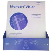 Euronda Monoart® Visier - Packung Gestell transparent, 10 Visiere
