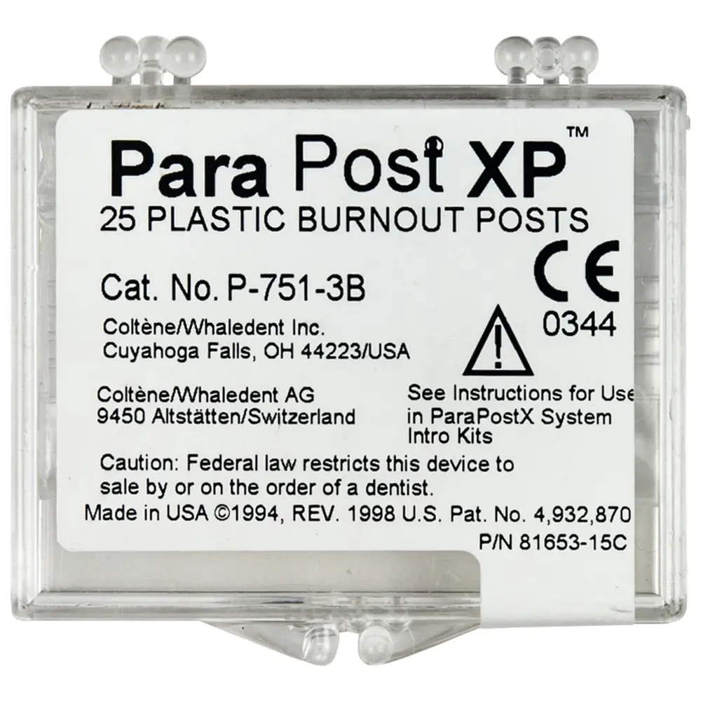 COLTENE ParaPost® XP™ Ausbrennstifte - Bulkpackung 25 Stück Ø 0,9 mm