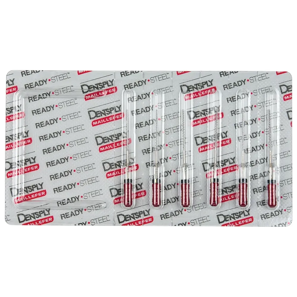 Dentsply Sirona READYSTEEL Hedstroem Files - Packung 6 Stück 31 mm ISO 055