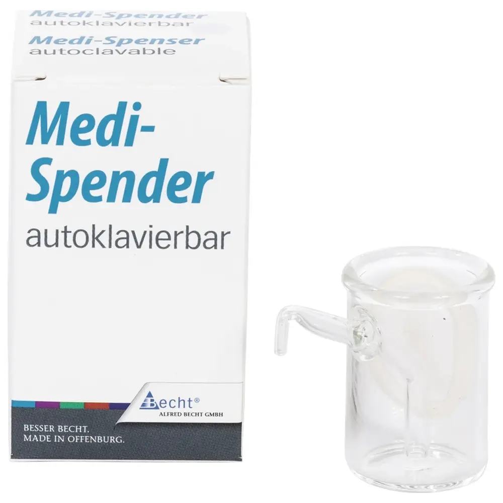 Becht Medi-Spender-Gläschen - Stück klar