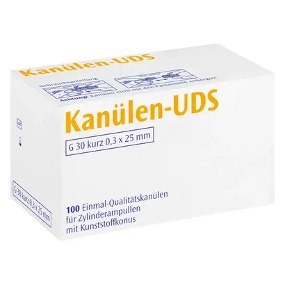 Sulzer Mixpac Deutschland GmbH UDS Kanüle gelb G30 kurz 0,3x25mm Pa 100
