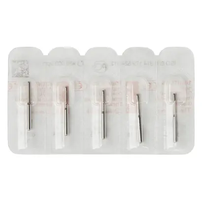 Edenta Diamanten 840 - Packung 5 Stück Standard, FG, Figur 722 Stirnschneidend, 0,1 mm, ISO 012