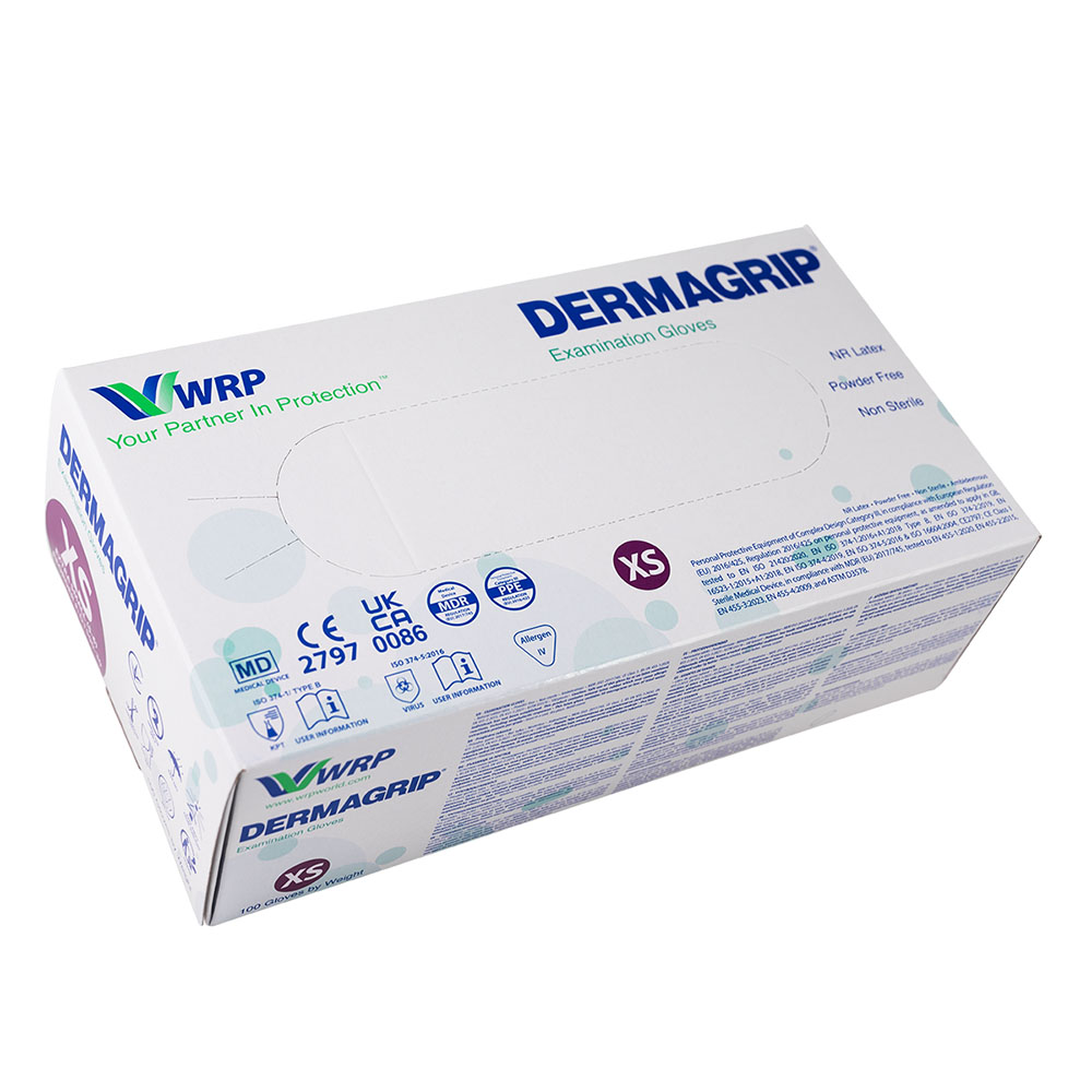 GX248425_Dermagrip_Latex_pdfr_nweiss_GrXS__100St Dermagrip Latex pdfr n.weiß Gr.XS 100St