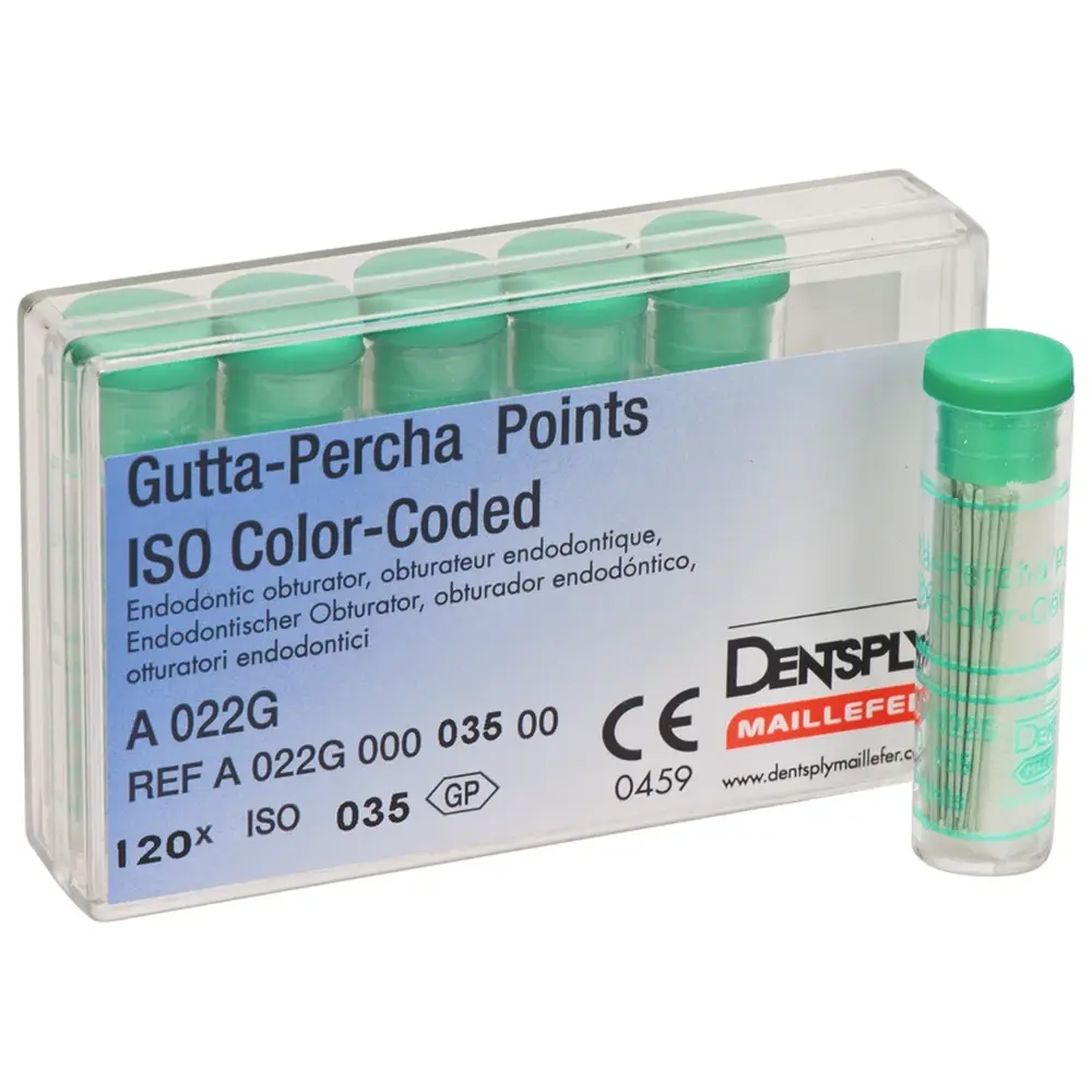 Dentsply Sirona Gutta-Percha Spitzen - Packung 120 Stück Taper.02 ISO 035