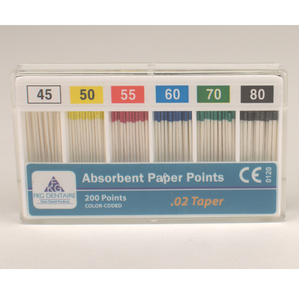FKG Paper Points 02/45-80 200St