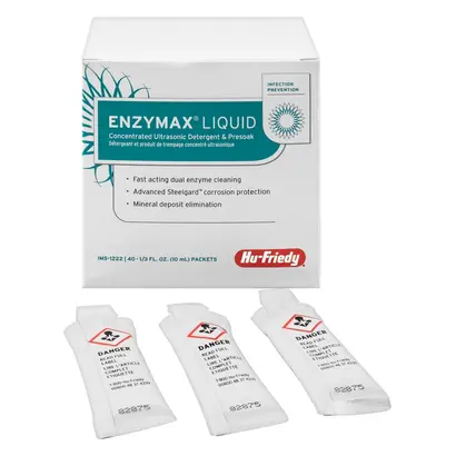 Hu-Friedy IMS Enzymax Liquid - Box IMS-1222, 40 Beutel à 10 ml