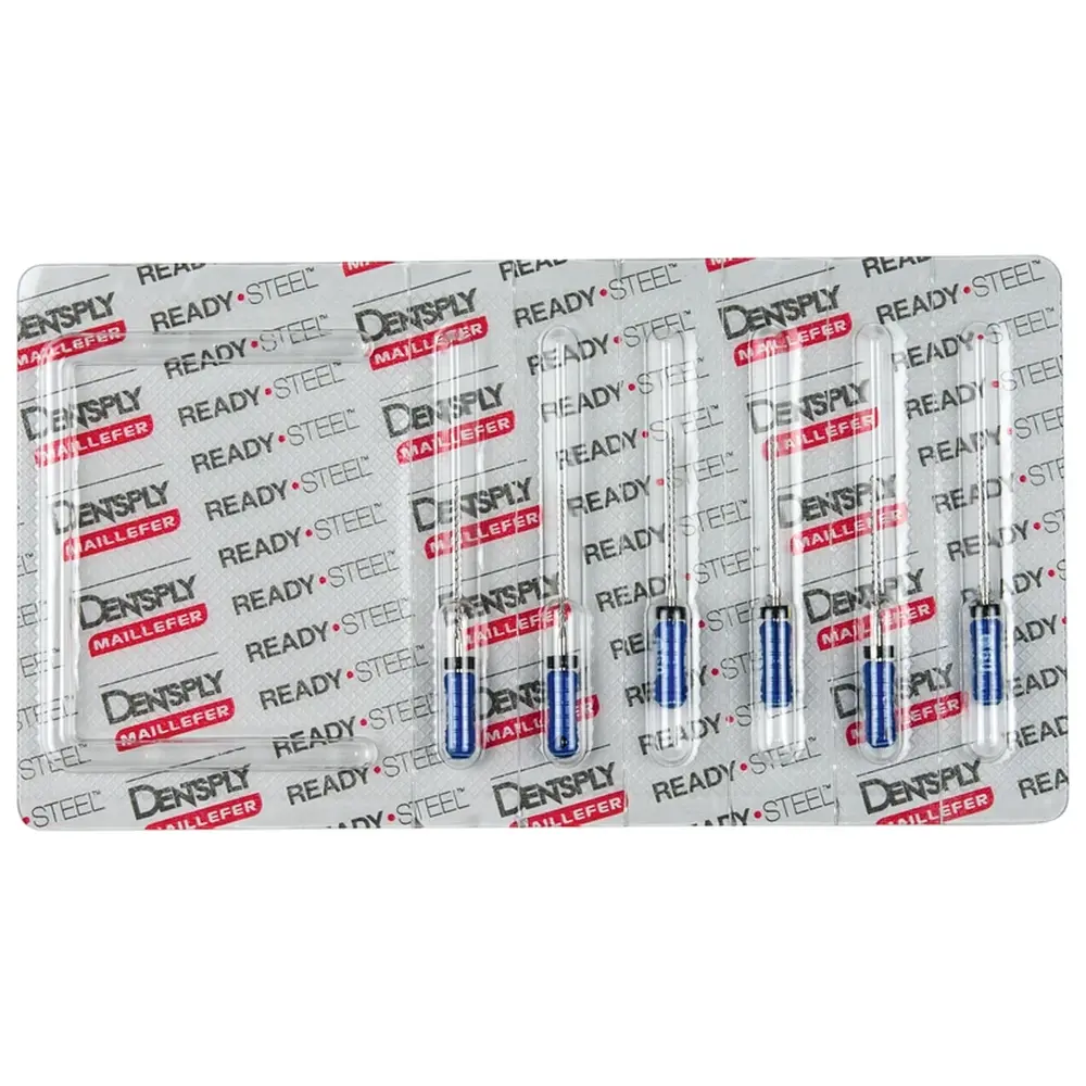 Dentsply Sirona READYSTEEL Hedstroem Files - Packung 6 Stück 21 mm ISO 060