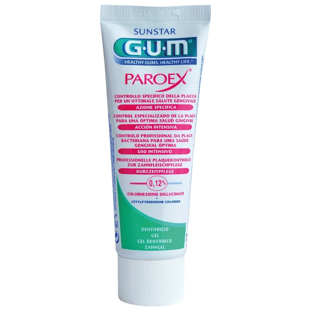 SUNSTAR Deutschland GUM® PAROEX® 0,12 % Zahngel - Tube 75 ml