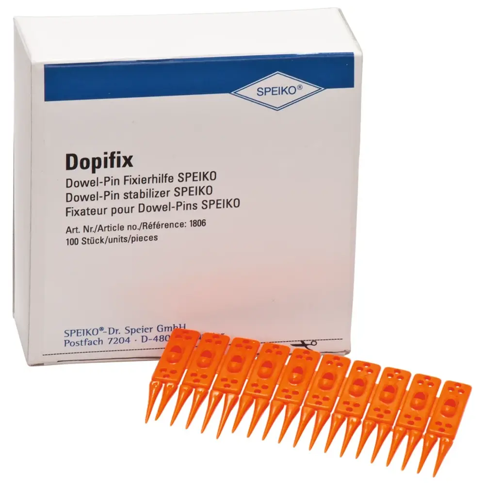 SPEIKO Dopifix Dowel-Pin Fixierhilfe - Packung 100 Stück