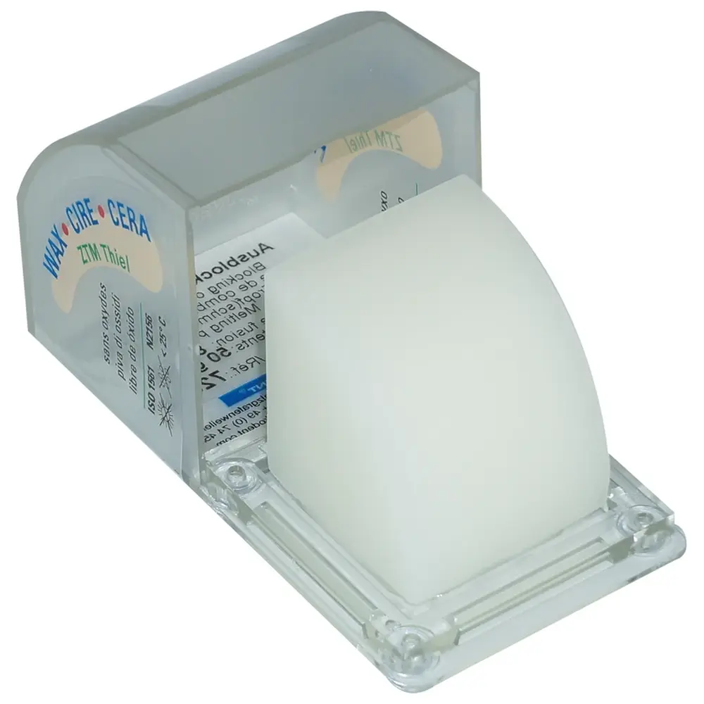 ERKODENT Ausblockwachs - Packung 50 g Block transparent