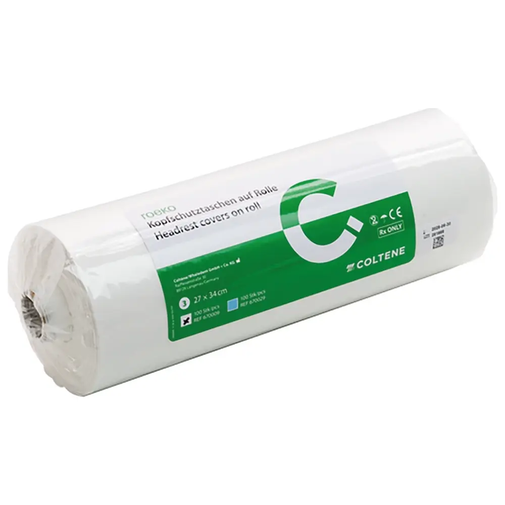 COLTENE roeko Kopfschutztaschen - Rolle 100 Stück weiß, 27 x 34 cm
