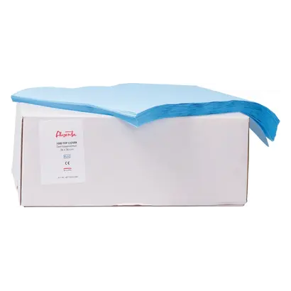 Akzenta International SA Dentalservietten 36x36cm blau Pa 1000