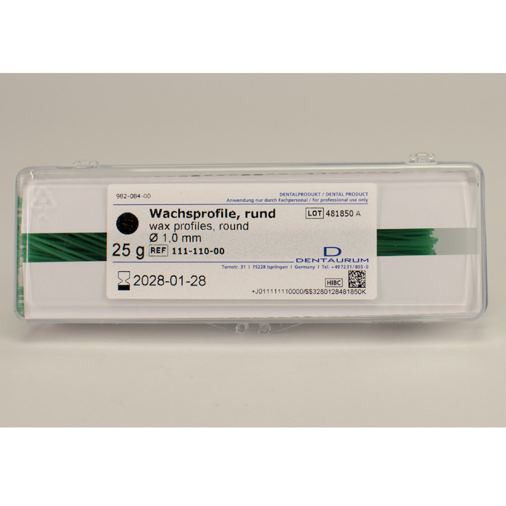 Profilwachs 1,0 rund Pa