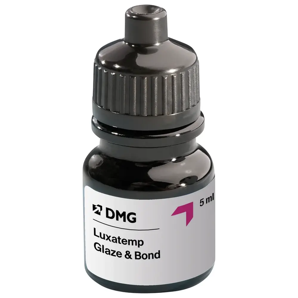 DMG Luxatemp® Glaze & Bond - Packung 5 ml Flasche, 25 Pinsel DMG Luxatemp® Glaze & Bond - Packung 5 ml Flasche, 25 Pinsel