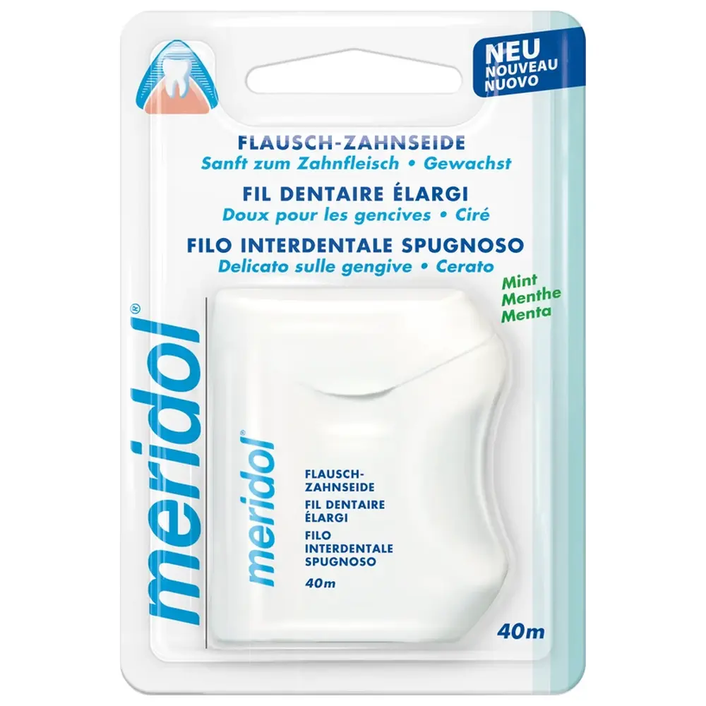 CP GABA meridol® Flausch-Zahnseide - Spenderbox 40 m