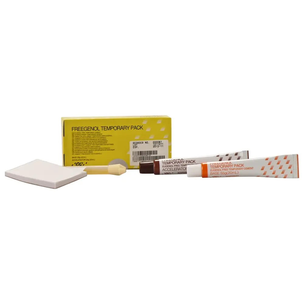 GC FREEGENOL TEMPORARY - Packung 55 g Base, 20 g Katalysator, 5 g Cleaner