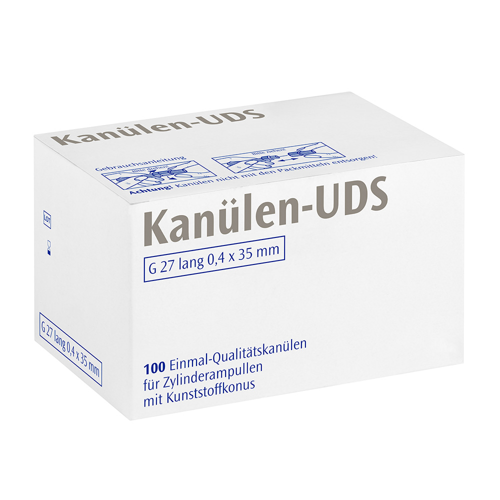GX88388_UDSKanuelen_G27_lang_04x35_grau_100St UDS-Kanülen G27 lang 0,4x35 grau 100St