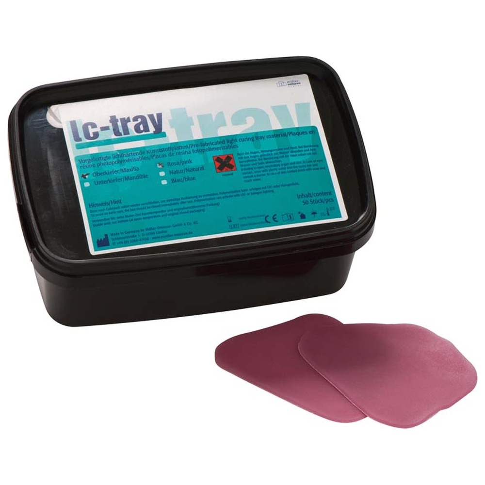 Müller-Omicron lc-tray - Packung 50 Stück rosa, OK Müller-Omicron lc-tray - Packung 50 Stück rosa, OK