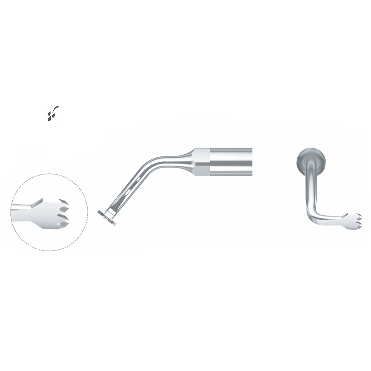 Xpedent Ultraschallspitze BS2R Chirurgie (passend für den Einsatz mit EMS® Geräten)