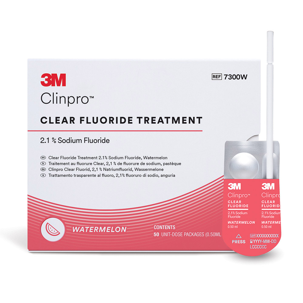 Clinpro Clear Fluorid Wassermelone L-Pop
