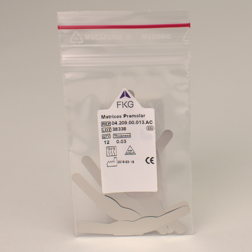 Matrizen FKG 209ET Stahl 0,03 Dtz