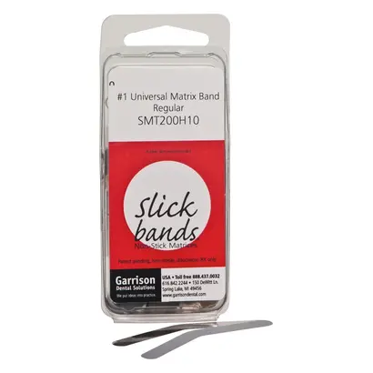 Garrison Dental Solutions Composi-Tight Slick Bands federhart grau standard Pa 100