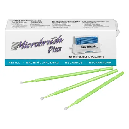 Young Microbrush International Ltd. Microbrush Plus Applikatoren regular grün Pa 100