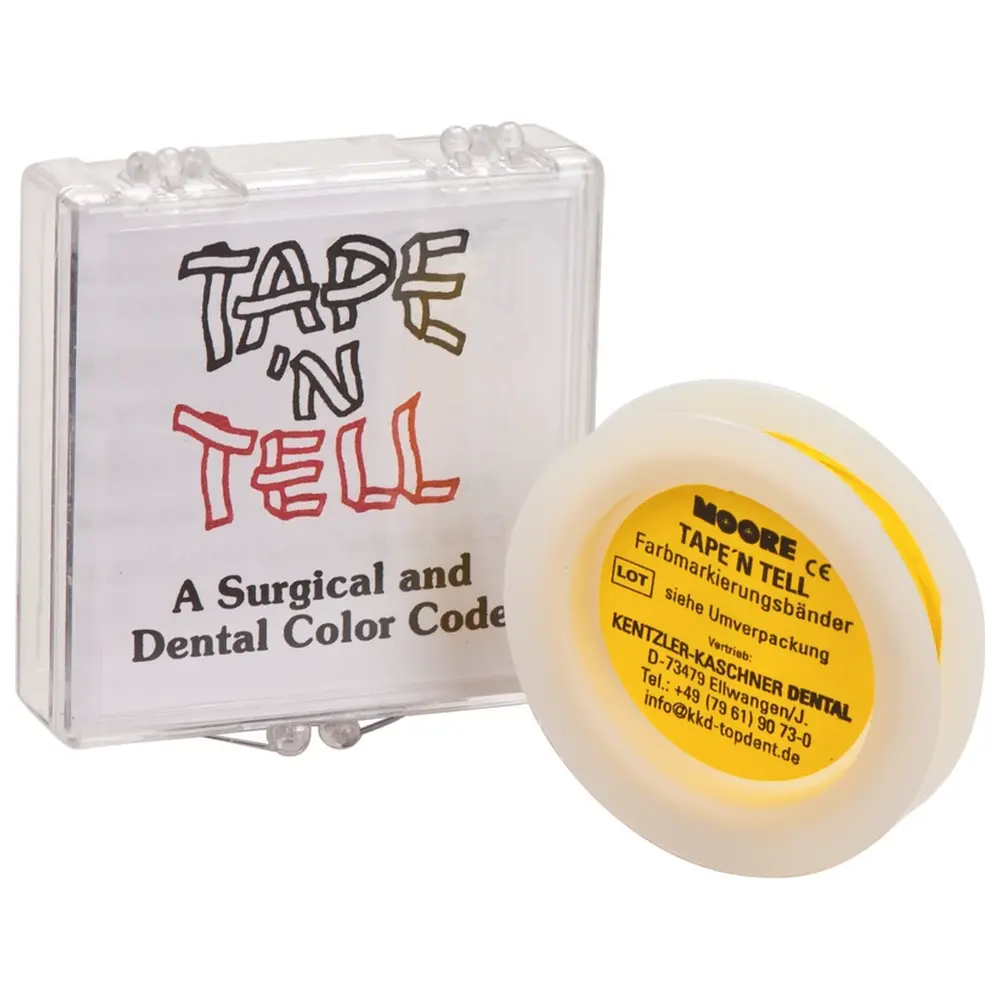 Kentzler-Kaschner MOORE Tape‘n Tell - Rolle 320 cm gelb