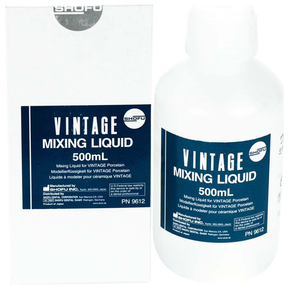 SHOFU VINTAGE MP Anmischflüssigkeit - Flasche 500 ml Vintage Mixing Liquid