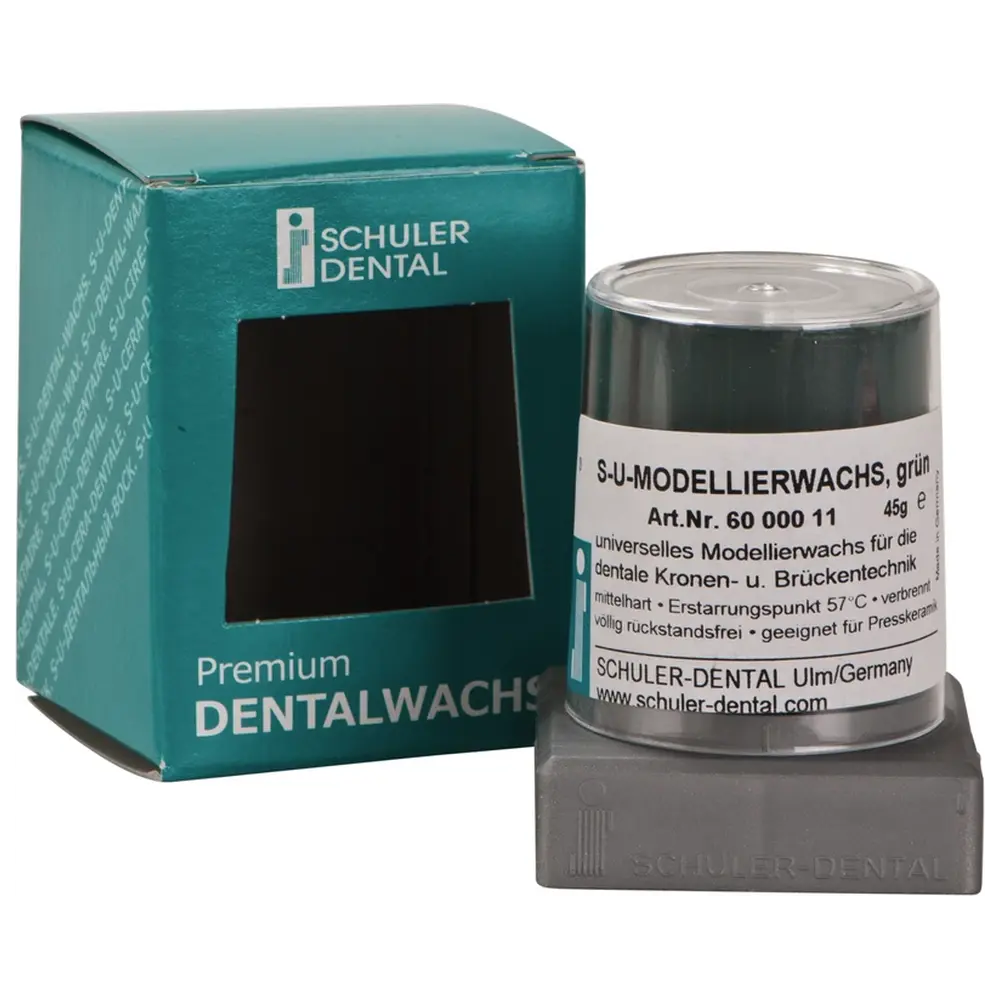 SCHULER-DENTAL S-U-Modellierwachs - Kegel 45 g grün