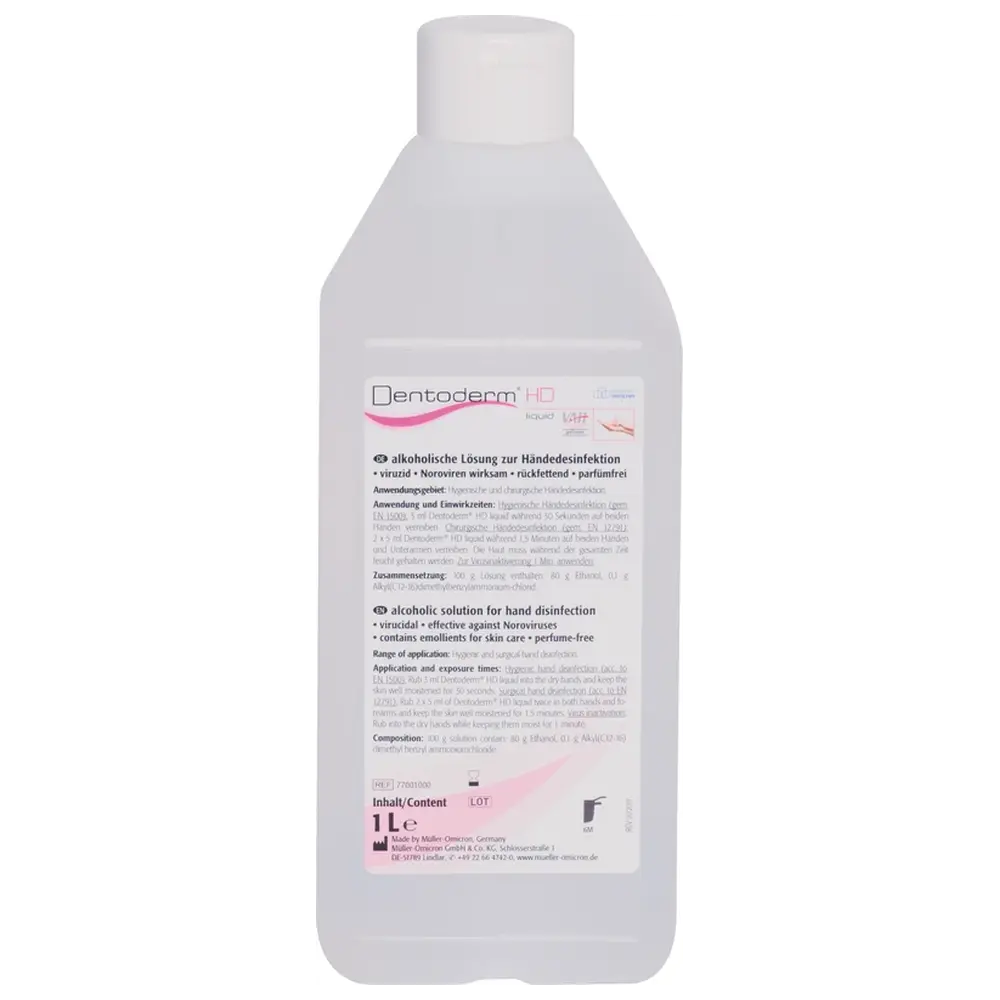 128624_Dentoderm_HD_liquid__Flasche_1_Liter Müller-Omicron Dentoderm® HD liquid - Flasche 1 Liter