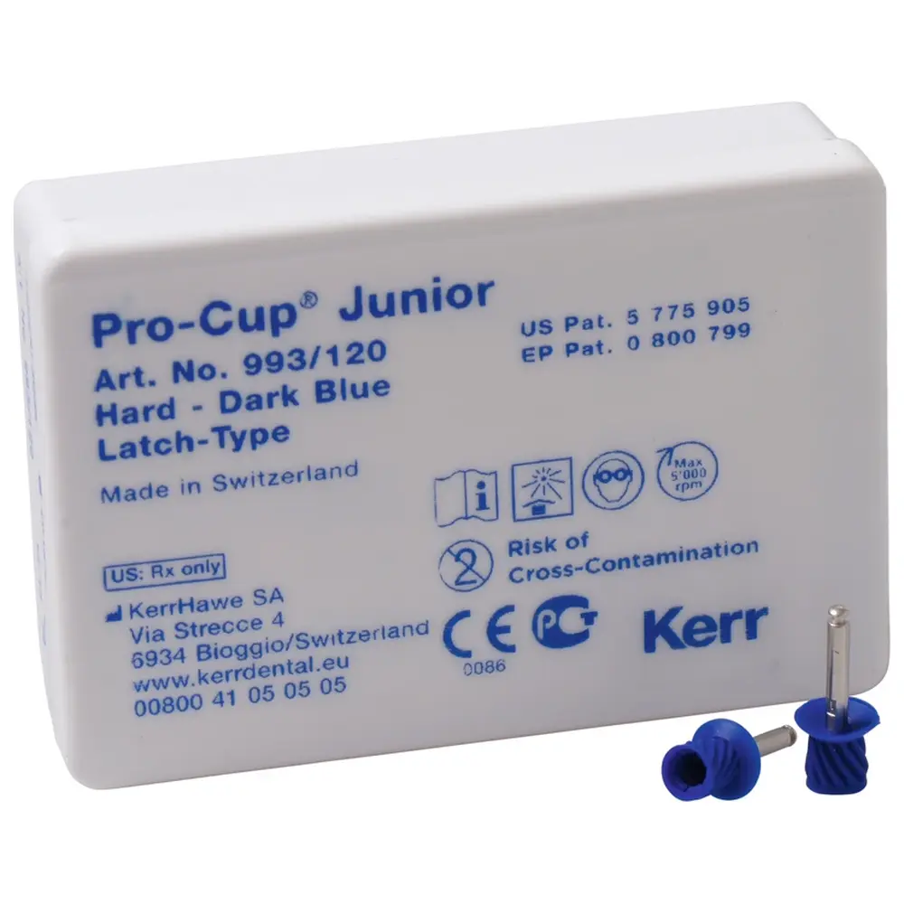 Kerr Pro-Cup™ Junior - Packung 120 Stück dunkelblau hart, Latch-Type