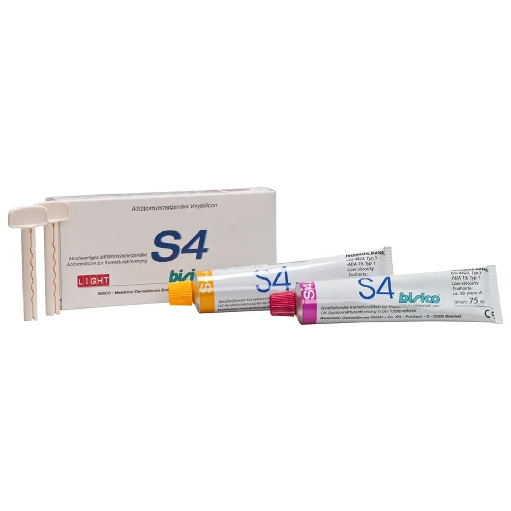 bisico S4 - Packung 2 x 76,5 ml Tube light