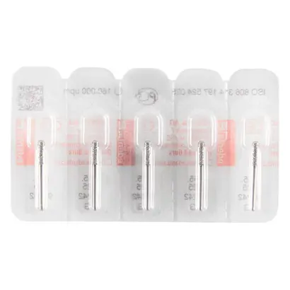 Edenta Diamanten 855 - Packung 5 Stück Standard, FG, Figur 197 Konus rund, 7 mm, ISO 025