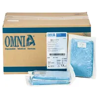 Omnia S.p.A. OP Abdecktuch 75x90cm m.verkleb. U-Ausschnitt 11x9cm Pa 50