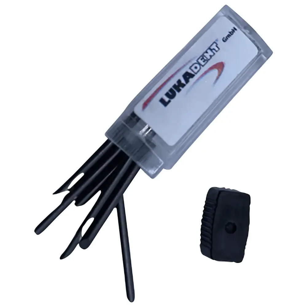 Lukadent Graphitminen - Packung 6 Stück schwarz Lukadent Graphitminen - Packung 6 Stück schwarz