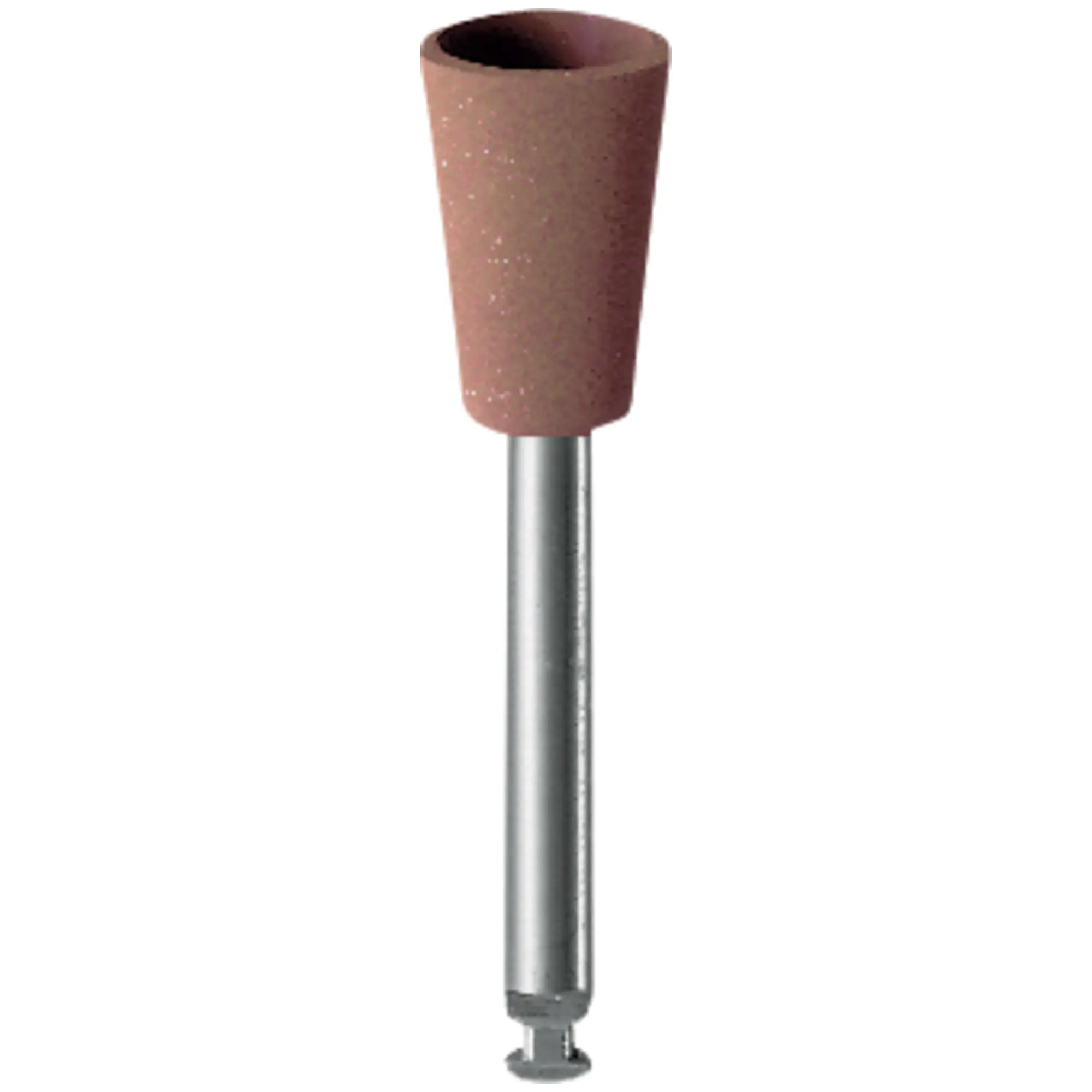 Busch 2-stufiges Poliersystem - Packung 6 Stück braun mittel, RA, Figur 030, 9,5 mm, ISO 065
