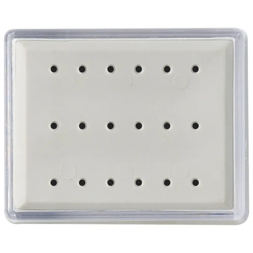 Euronda Bohrerständer - Stück für 18 FG Instrumente, 64 x 53 x 35 mm