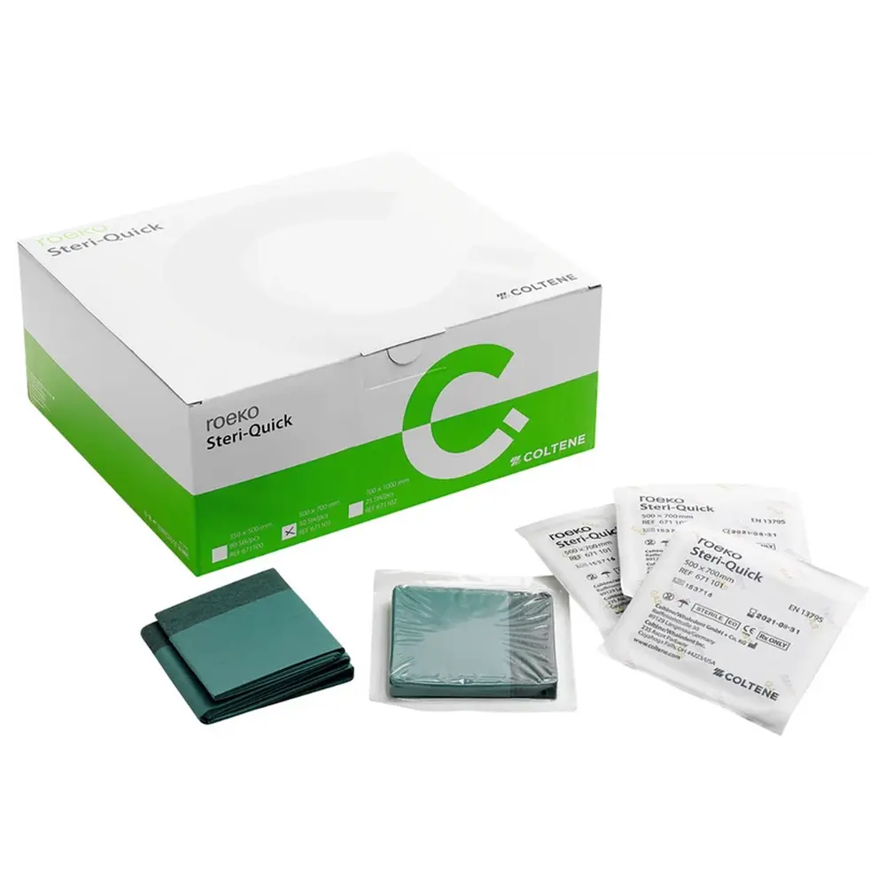 COLTENE roeko Steri-Quick - Packung 50 Stück 50 x 70 cm