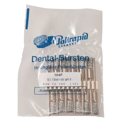 Polirapid Dr. Montemerlo GmbH & Co. KG Pinsel m.HP 104f H Silberdraht Pa 12