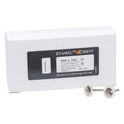 MICERIUM S.p.A. Enamel plus SHINY Ziegenhaarbürste f.Winkelstück Pa 12