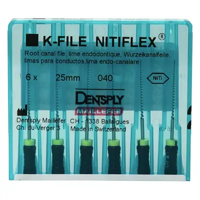 MAILLEFER INSTRUMENTS HOLDING Sàrl NITIFLEX K Feile 12N ISO040 25mm Pa 6