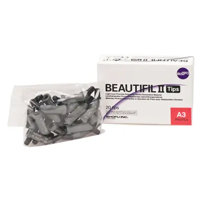 Shofu Inc. Beautifil II A3 Tips Pa20x0,25g