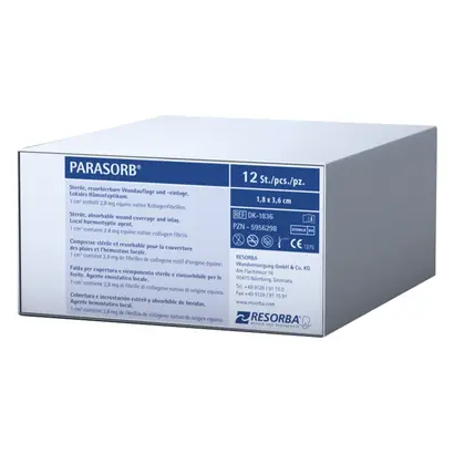 Resorba Medical GmbH Parasorb Wundauflagen 1,8x3,6cm Pa 12