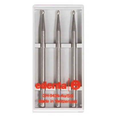 Edenta Diamanten 366 - Packung 3 Stück Standard, HP, Figur 257 Knospe, 1,8 mm, ISO 012